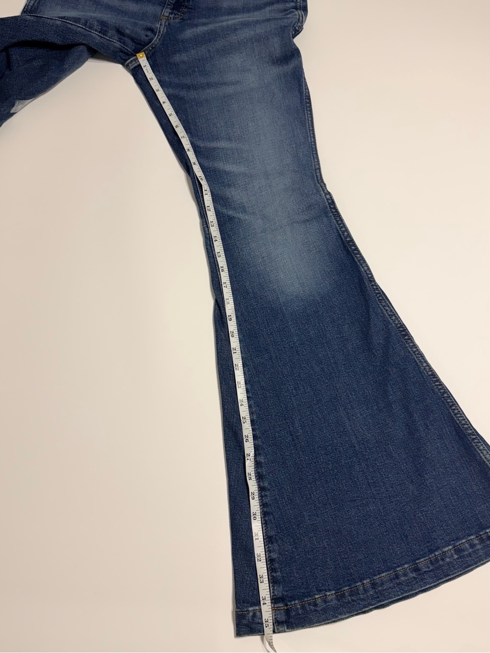Wrangler Retro Green Jean Trumpet Flare Jeans 30x36 Tall Paige Western NWT - Picture 13 of 16